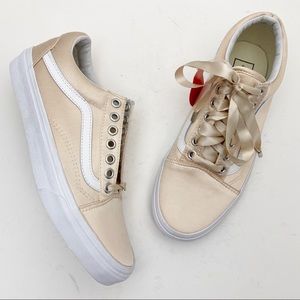 VANS Old Skool Blush Satin Luxe Skate Shoe Sneaker